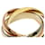 Anello Trinity Cartier in oro rosa bianco e giallo D'oro - vista 6