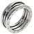 Bulgari Anello Bvlgari B-zero1 2-Band in oro bianco 18K D'oro - vista 2