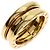 Bulgari Anello Bvlgari B-zero1 2-Band in oro giallo 18K D'oro - vista 2