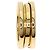 Bulgari Anello Bvlgari B-zero1 2-Band in oro giallo 18K D'oro - vista 3