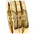 Bulgari Anello Bvlgari B-zero1 2-Band in oro giallo 18K D'oro - vista 7