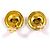 Vintage Gold Clip Ohrringe von Chanel Golden - Ansicht 3