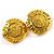 Vintage Gold Clip Ohrringe von Chanel Golden - Ansicht 5