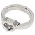 Anel Coração Happy Diamonds Chopard em Ouro Branco 18K - vista 10