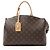 Borsa Grand Palais in tela Monogram Louis Vuitton Marrone