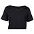 Maison Martin Margiela MM6 Maison Margiela Top Largo con Cinta - '10s Negro - vista 4