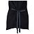 Maison Martin Margiela MM6 Maison Margiela Top Largo con Cinta - '10s Negro - vista 5