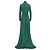 Vestido Largo de Cristal Verde Marc Jacobs - Años 10 - vista 3