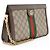 Borsa a spalla media Ophidia GG Supreme di Gucci Marrone Beige - vista 2
