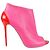Botines peep toe Alexander McQueen - '10s Rosa