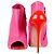 Botines peep toe Alexander McQueen - '10s Rosa - vista 5