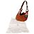 Bolso hobo de cuero Fay - Años 10 Castaño - vista 7