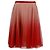 Valentino Garavani Falda A-line de tul ombré Red Valentino - '10s Roja