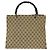 Gucci Bamboo GG Canvas Tote Bag Braun Beige - Ansicht 2