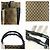 Gucci Bamboo GG Canvas Tote Bag Braun Beige - Ansicht 5