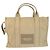 Sac fourre-tout en toile Marc Jacobs Beige Noir Marron - vue 2