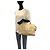 Sac fourre-tout en toile Marc Jacobs Beige Noir Marron - vue 7