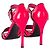 Sandali con tacco rosa acceso Prada - anni '10 - vista 3