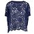 Valentino Garavani Top de Encaje Valentino - Años 10 Azul Azul marino