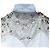 Camicia decorata con cristalli Roberto Cavalli - anni 2000 Blu - vista 5