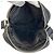 Bolsa mensageiro em nylon e couro Prada com logo triangular Tessuto Preto - vista 9