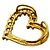 Autre Marque Pendente Cuore Au750 Top Diamante D'oro - vista 4