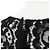Dolce & Gabbana Dolce Gabbana Kleid aus Mischwolle mit floraler Spitze Schwarz - Ansicht 14