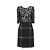 Dolce & Gabbana Dolce Gabbana Kleid aus Mischwolle mit floraler Spitze Schwarz - Ansicht 2