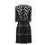 Dolce & Gabbana Dolce Gabbana Kleid aus Mischwolle mit floraler Spitze Schwarz - Ansicht 6