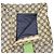 Calças acolchoadas em jacquard com monograma GG da Gucci Amarelo Azul marinho - vista 7