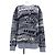 Top de punto Chanel Gris