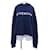 Hoodie Givenchy BWJ03M3YAC Weiß Blau Marineblau  - Ansicht 1