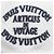 Cappello da viaggio bicolore in cotone Louis Vuitton Bianco Blu navy - vista 7