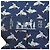 Hermès Hermes Dolphin print Silk Tie Red Blue - view 7