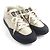 Sneakers in pelle nubuck Givenchy Nero Beige - vista 3
