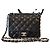 Timeless Bolsa de mão Chanel em couro de cordeiro preto