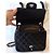 Timeless Bolsa de mão Chanel em couro de cordeiro preto - vista 5