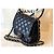 Timeless Bolsa de mão Chanel em couro de cordeiro preto - vista 6