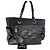Borsa a mano Chanel Paris Biarritz in pelle nera Nero