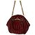 Autre Marque Bolsa de mão BELINDA Bordeaux em tecido acolchoado estilo seda