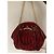 Autre Marque Bolsa de mão BELINDA Bordeaux em tecido acolchoado estilo seda - vista 2
