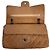 Borsa a Spalla in Pelle Beige Matelassé Chanel - vista 7