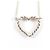 Pendente collana in argento 925 a forma di cuore attorcigliato Tiffany & Co.