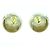 Orecchini a sfera in metallo con motivo a stella e cuore Chanel B25P ABF219 D'oro - vista 4