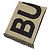 Stola in lana jacquard con logo Burberry Nero Beige