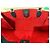 Borsa Louis Vuitton Lockmeto Marine Rouge Blu Scuro Pelle Rosso - vista 12