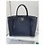 Borsa Louis Vuitton Lockmeto Marine Rouge Blu Scuro Pelle Rosso - vista 2