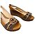 Sandali con Zeppa FENDI Zeppa Zucca – NUOVI – Set Completo Beige Caramello Cammello