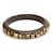 Bracciale Inclusion TPM Monogram M65867 di Louis Vuitton Marrone D'oro