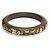 Bracciale Inclusion TPM Monogram M65867 di Louis Vuitton Marrone D'oro - vista 3